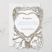 Pastel Aqua Blue Boho Bohemian Heart Kaart (Achterkant)