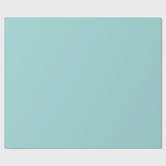 Pastel Aqua Cadeaupapier (Vlak)