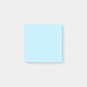 Pastel Aqua Effen Kleur Minimalistisch Post-it® Notes (Voorkant)
