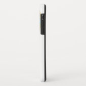 Pastel Aqua en Paars Agate met monogram Case-Mate iPhone Case (Achterkant/links)