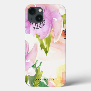 Pastel Aquarel Bloemen Custom iPad Air Case