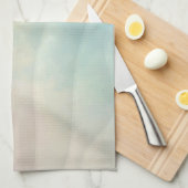 Pastel aquarel Wavy Patroon Keuken Handdoek (Quarter Fold)