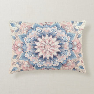 Pastel Arabesque Mandala Art Accent Kussen