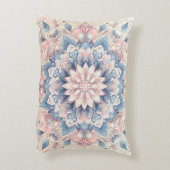 Pastel Arabesque Mandala Art Accent Kussen (Achterkant (Verticaal))