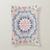 Pastel Arabesque Mandala Art Accent Kussen (Voorkant(Verticaal))