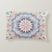 Pastel Arabesque Mandala Art Accent Kussen (Achterkant)