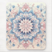 Pastel Arabesque Mandala Kunst Muismat (Voorkant)