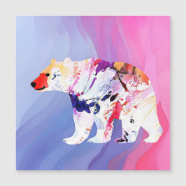 Pastel Arctic Explorer in aquarel