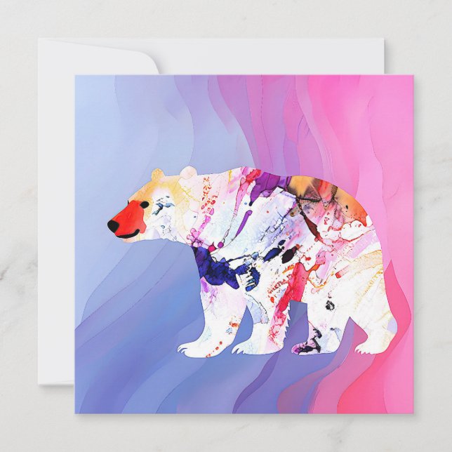 Pastel Arctic Explorer in aquarel (Voorkant)