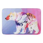 Pastel Arctic Explorer in aquarel Badmat (Voorkant)