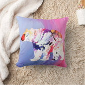 Pastel Arctic Explorer in aquarel Kussen (Deken)