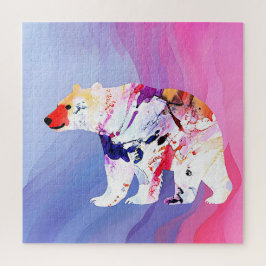 Pastel Arctic Explorer in aquarel Legpuzzel