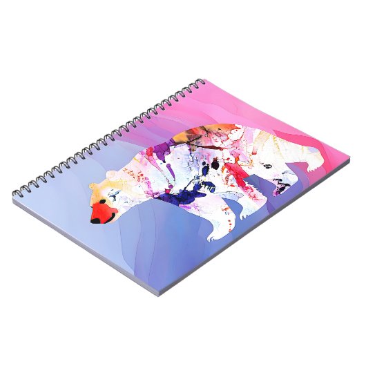 Pastel Arctic Explorer in aquarel Notitieboek (Linkerzijde)