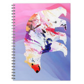 Pastel Arctic Explorer in aquarel Notitieboek (Voorkant)