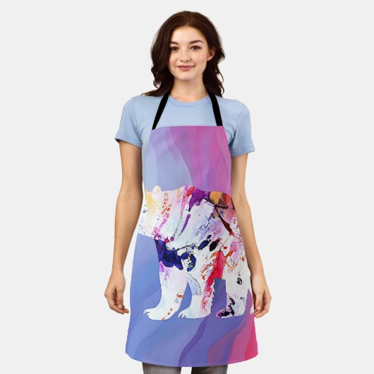 Pastel Arctic Explorer in aquarel Schort (Gedragen)