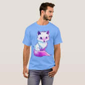 Pastel Arctic Fo I Cute Arctic Fo friend T-shirt (Voorkant volledig)