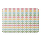 Pastel Argyle Patroon Badmat (Voorkant)