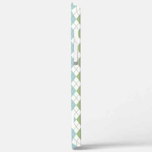 Pastel Argyle Pattern - Gepersonaliseerd Case-Mate iPhone Case (Achterkant / Links)