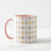 Pastel Argyle Pattern Mok (Links)
