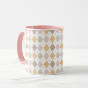 Pastel Argyle Pattern Mok