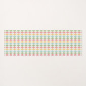 Pastel Argyle Pattern Yogamat (Achterkant (horizontaal))