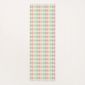 Pastel Argyle Pattern Yogamat (Achterkant)