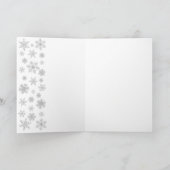 Pastel Art Deco Kerst Luxe Fancy Ornamenten Feestdagen Kaart (Binnen)