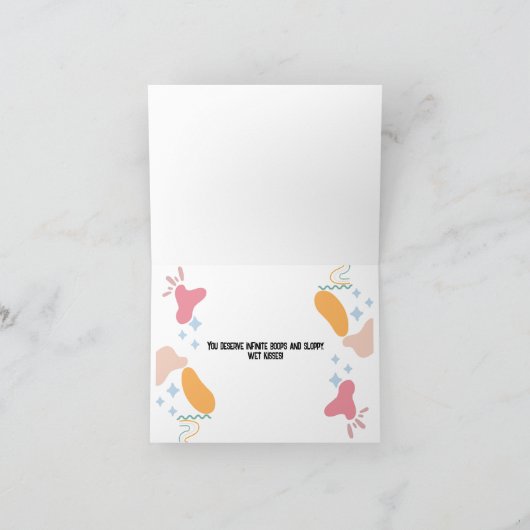 Pastel artistiek veterinair technicus bedankkaart (Binnen)