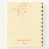 Pastel Artsy Floral Notitieboek (Achterkant)