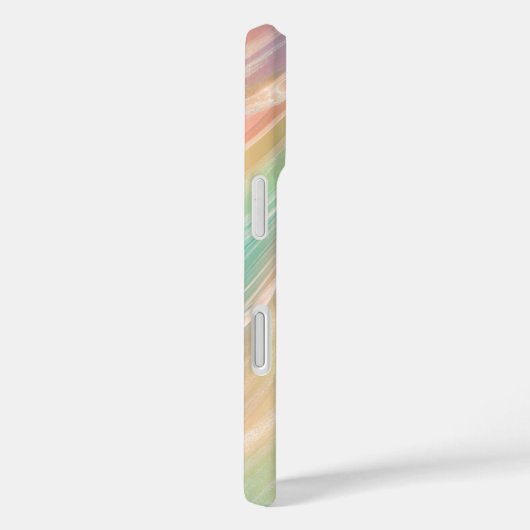 Pastel Aurora Flow Abstract Phone Case (Achterkant / Rechts)