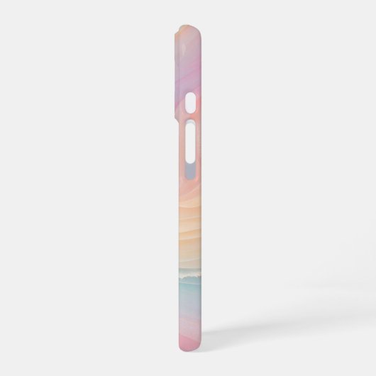 Pastel Aurora Swirl Phone Case iPhone 16 Hoesje (Linkerkant)