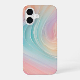 Pastel Aurora Swirl Phone Case iPhone 16 Hoesje