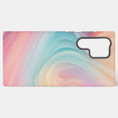 Pastel Aurora Swirl Phone Case Samsung Galaxy Hoesje (Achterkant horizontaal)