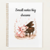 Pastel Axolotl Dagelijkse Planner (Voorkant)
