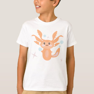 Pastel Axolotl Ocean Creature T-shirt
