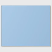 Pastel Baby Blauw Effen Kleur Cadeaupapier (Vlak)