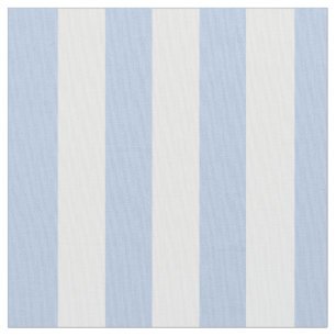 Pastel Baby Blauw Witte Streep Stof