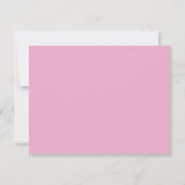Pastel Baby Bloemen Golf Rand Notitiekaart Kaart (Achterkant)