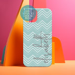 Pastel baby blue Chevron Pattern - Script Name Samsung Galaxy Hoesje<br><div class="desc">Een trendy design met populaire kleuren. Een pastelblauw chevron patroon met een grote handtekening aan de zijkant. Als je kunst nog moet worden aangepast,  klik je op Deze knop aanpassen. Dit zal u naar een ontwerpgebied brengen waar u dingen rond kunt bewegen en zelfs doopvonten kunt veranderen!</div>