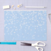 Pastel Baby Blue Confetti Hearts Tissuepapier (Craft)