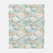 Pastel Baby Deken Gezellig Cadeau Met Sky Magic (Voorkant)