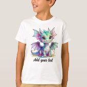 Pastel Baby Dragon T-Shirt (Voorkant)