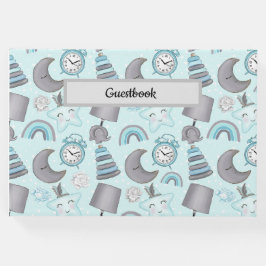 PASTEL BABY JONGEN BLAUWE ITEMS SPEELGOED GASTENBOEK