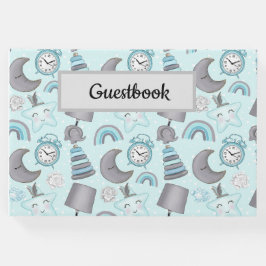 PASTEL BABY JONGEN BLAUWE ITEMS SPEELGOED GASTENBOEK
