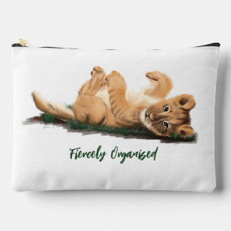 Pastel Baby Lion Kleine Pouch Schattige Wildlife Etui