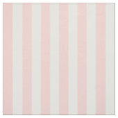 Pastel Baby Roze Witte Streep Stof (Swatch)