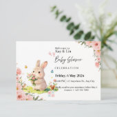 Pastel Baby Shower Kaart (Staand voorkant)