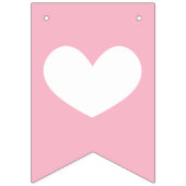 Pastel Baby shower Trakteer jezelf Dessert Tafel Vlaggetjes (Eerste vlag)