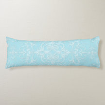 Pastel Babyblauw Dubbel Damast Patroon