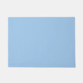 Pastel Babyblauwe Effen Kleur Deurmat (Voorkant)